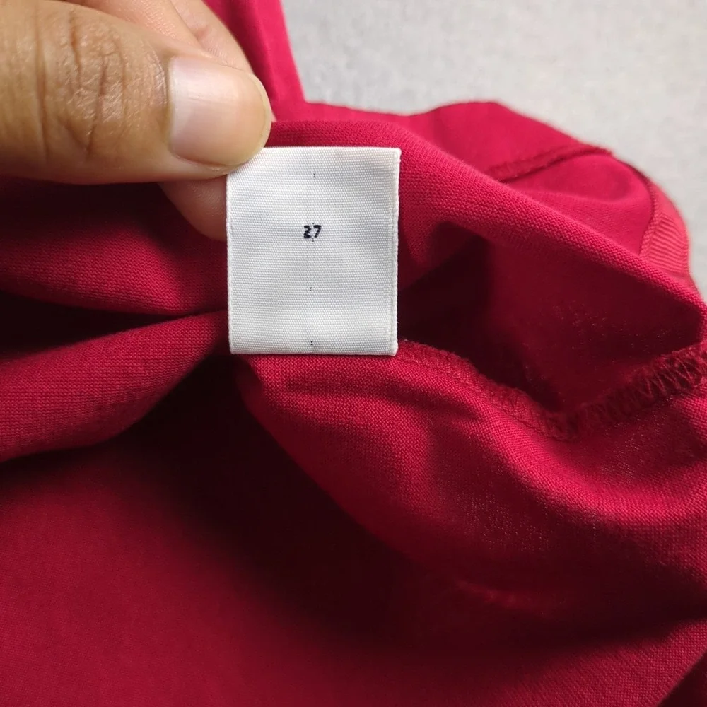Vintage Polo Golf Ralph Lauren Shirt Mens Medium Red Crest Logo Embroidery